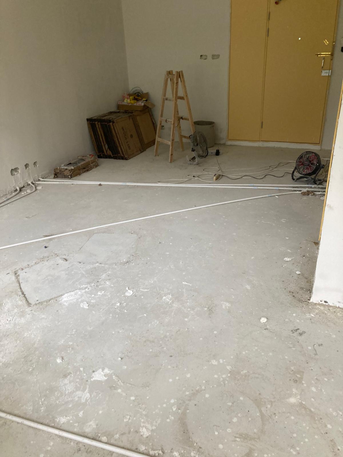 地板翻新施工前