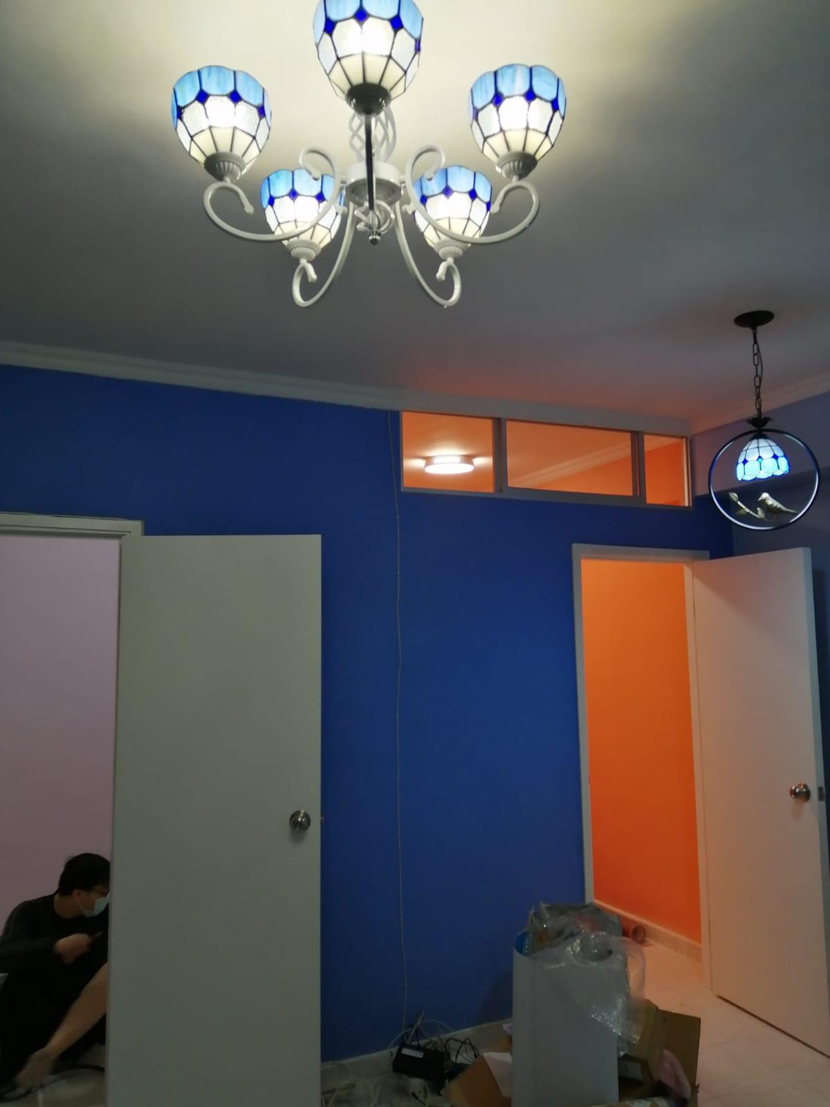 室內間隔工程完成後